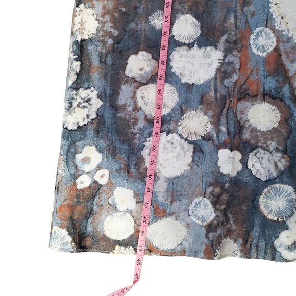 Bryn Walker Sleeveless Burdock Multicolor Floral Linen Langenlook Midi Dress S - Picture 8 of 10